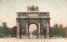 FRANCE - Paris - Vue De L'Arc De Triomphe Du Carrousel - Vue à L'entrée - Carte Postale Ancienne - Triumphbogen