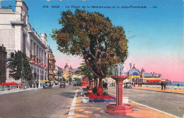 FRANCE - Nice - Vue Sur Le Palais De La Méditerranée Et La Jetée Promenade - Colorisé - LL - Carte Postale Ancienne - Sonstige & Ohne Zuordnung