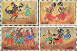 286796 MNH ZAMBIA 1979 DANZAS TRADICIONALES - Zambie (1965-...)