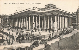 FRANCE - Paris - Vue Générale De La Bourse A P - The Exchange - Animé - Carte Postale Ancienne - Other Monuments