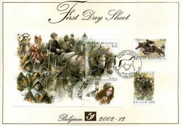 Année 2002 : FDS 2002-12 - 3084-3085 + 3086 - Bloc 95 - Chevaux - 2001-2010