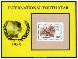 365221 MNH TANZANIA 1986 AÑO INTERNACIONAL DE LA JUVENTUD - Tanzania (1964-...)