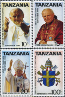 365242 MNH TANZANIA 1990 VISITA DEL PAPA JUAN PABLO II A TANZANIA - Tansania (1964-...)