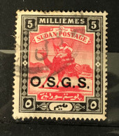 Timbre De Service Oblitéré Soudan 1903 - Soudan (...-1951)