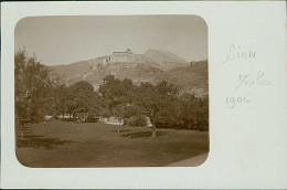 SWITZERLAND - SION - PANORAMA - RPPC POSTCARD 1900s (18054) - Sion