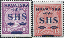 673721 HINGED YUGOSLAVIA 1918 SELLOS SOBRECARGADOS - Prephilately