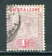 SIERRA LEONE- Y&T N°32- Oblitéré - Sierra Leona (...-1960)