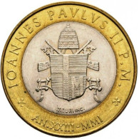 VATICANO GIOVANNI PAOLO II  1000 Lire ANNO 2001 - Vatican