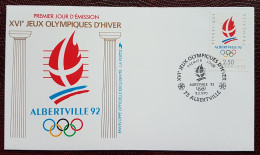 France 1992 - Enveloppe 1er Jour Jeux Olympiques D'Albertville (1) - Ungebraucht