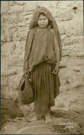 AFRICA - LIBIA / LIBYA - GIOVANE ARABA - YOUNG ARAB GIRL - RPPC POSTCARD 1910s (12386) - Libye