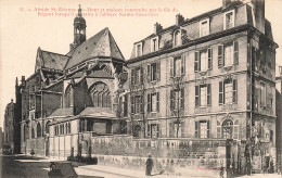 FRANCE - Vue Panoramique - Abside St Etienne Du Mont Et Maison Construite Par Le Fils Du Régent - Carte Postale Ancienne - Eglises