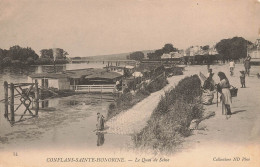 Conflans St Honorine * Le Quai De La Seine * Péniche Bateaux Lavoirs - Conflans Saint Honorine