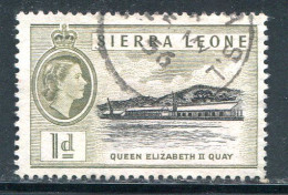 SIERRA LEONE- Y&T N°182- Oblitéré - Sierra Leona (...-1960)