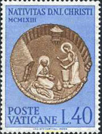 695779 MNH VATICANO 1963 NAVIDAD - Neufs