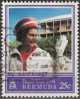 BERMUDA 1994 Royal Visit - 25c. - Queen Elizabeth II In Bermuda AVU - Bermuda