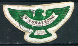 SIERRA LEONE- Timbre De La Poste Aérienne- Oblitéré - Sierra Leone (1961-...)