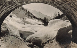 FRANCE - Chamonix Mont Blanc - Tunnel - La Neige - Carte Postale Ancienne - Chamonix-Mont-Blanc