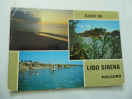 Cartolina Viaggiata "LIDO SIRENA POLICORO" Vedutine 1983 - Matera