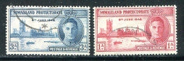 SOMALILAND- Y&T N°100 Et 101- Oblitérés - Somaliland (Protectoraat ...-1959)