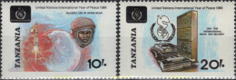 697205 MNH TANZANIA 1986 AÑO INTERNACIONAL DE LA PAZ - Tansania (1964-...)