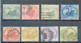 B 199 - AUSTRALIE OCCIDENTALE - YT 42 à 49 ° Obli - Used Stamps