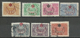 Turkey; 1915 Overprinted War Issue Stamps - Gebruikt