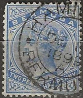 BERMUDA 1865 Queen Victoria - 2½d. - Blue FU - Bermudes