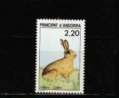 Andorre YT 374 ** : Lièvre - 1988 - Lapins