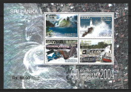 SRI LANKA. BF 89 De 2005. Tsunami/Phare. - Environment & Climate Protection