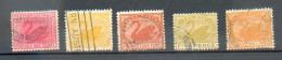 B 202 - AUSTRALIE OCCIDENTALE - YT 70-71-73-74-76 ° Obli - Used Stamps