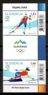 Slovenia 2022 Eslovenia / Winter Olympic Games Beijing MNH Juegos Olímpicos Pekín Olympische Spiele / Ic56  2-17 - Invierno 2022 : Pekín