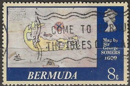 BERMUDA 1979 Antique Maps - 8c. - Map By Sir George Somers, 1609 AVU - Bermudes