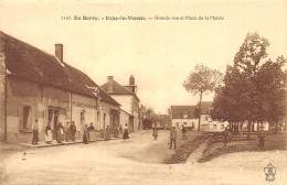 18-UZAY-LE-VENON- GRANDE RUE ET PLACE DE LA MAIRIE - Autres & Non Classés