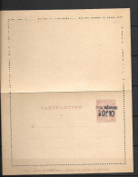 / Monaco: 15c, Brun (gris) Surchargé TAXE REDUITE A 0f10 (1906) - Postal Stationery