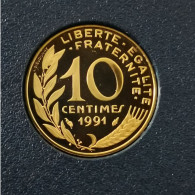 10 CENTIMES MARIANNE 1991 BE ISSUE DU COFFRET / FRANCE - 10 Centimes