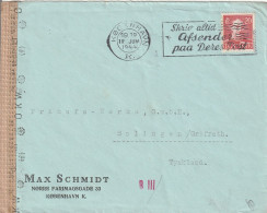 Danemark Lettre Censurée Pour L'Allemagne 1944 - Lettres & Documents