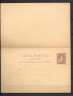 / Monaco: 10c. Brun (jaune Paille)AVEC REPONSE PAYEE - Enteros  Postales