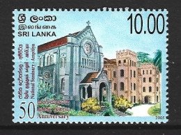 SRI LANKA. N°1458 De 2005. Eglise. - Iglesias Y Catedrales