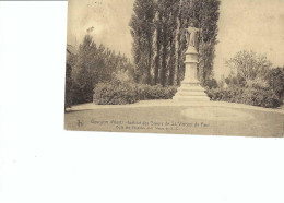 Gijzegem:Institut Des Soeurs De St Vincent De Paul à Gysegem -Butte Des Peupliers Avec Statue De S C - Aalst