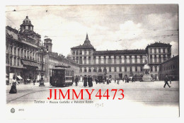 TORINO En 1905 - Piazza Castello E Palazzo Reale ( Piemonte ) Edit. Brunner & Co Como N° 4551 - Lugares Y Plazas