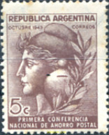 725480 MNH ARGENTINA 1943 PRIMERA CONFERENCIA DEL AHORRO POSTAL - Ongebruikt