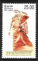 SRI LANKA. N°1454 De 2005. Moine Bouddhiste. - Buddhismus