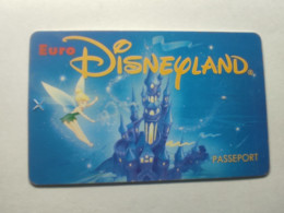 PASSEPORT EURO DISNEYLAND - Tickets D'entrée