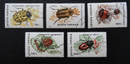 Rumänien Mi 5188-5192 , Sc 4082-4091 Partial , Tiere/Insekten , Gestempelt - Used Stamps