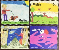 Malta 2000 Stampin’ The Future Children’s Drawings MNH - Malte