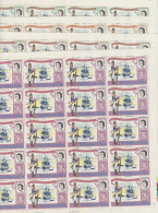 Tristan Da Cunha 1966 50th Ann. Tristan Garrison 4v Sheet Of 30v (folded) ** Mnh (TDC152) - Tristan Da Cunha
