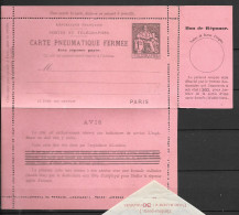 / Chaplain: Carte Pneumatique Fermée ,CLPRP 1F , Avec Bon De Réponse 74mm - Pneumatici