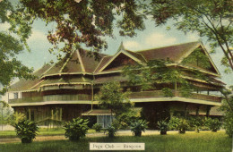 Burma, RANGOON, Pegu Club (1910s) D.A. Ahuja Postcard No. 127 - Myanmar (Birma)