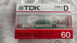 TDK D60 TAPE Cassette, Audio Kassette OVP - Audiocassette