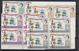 Tristan Da Cunha 1966 50th Ann. Tristan Garrison 4v Bl Of 4** Mnh (TDC152A) - Tristan Da Cunha